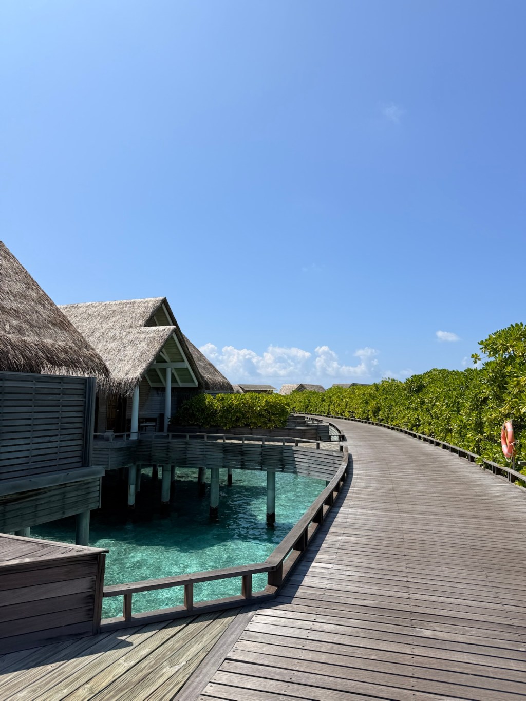 Flytten till Water villa&nbsp;(Maldiverna)